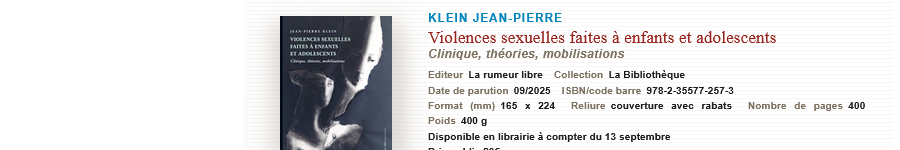 Violences sexuelles faites aux enfants